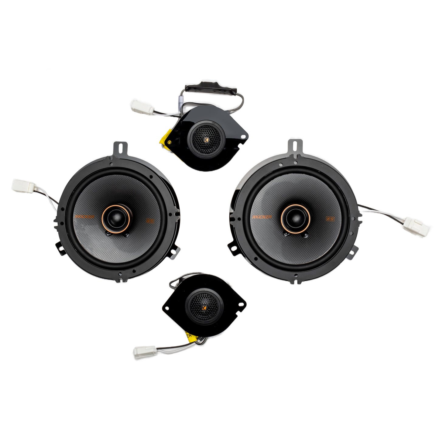 Kicker Plug & Play 8 Speaker Bundle (6.5" Speakers) | '15 - '18 JK Wrangler