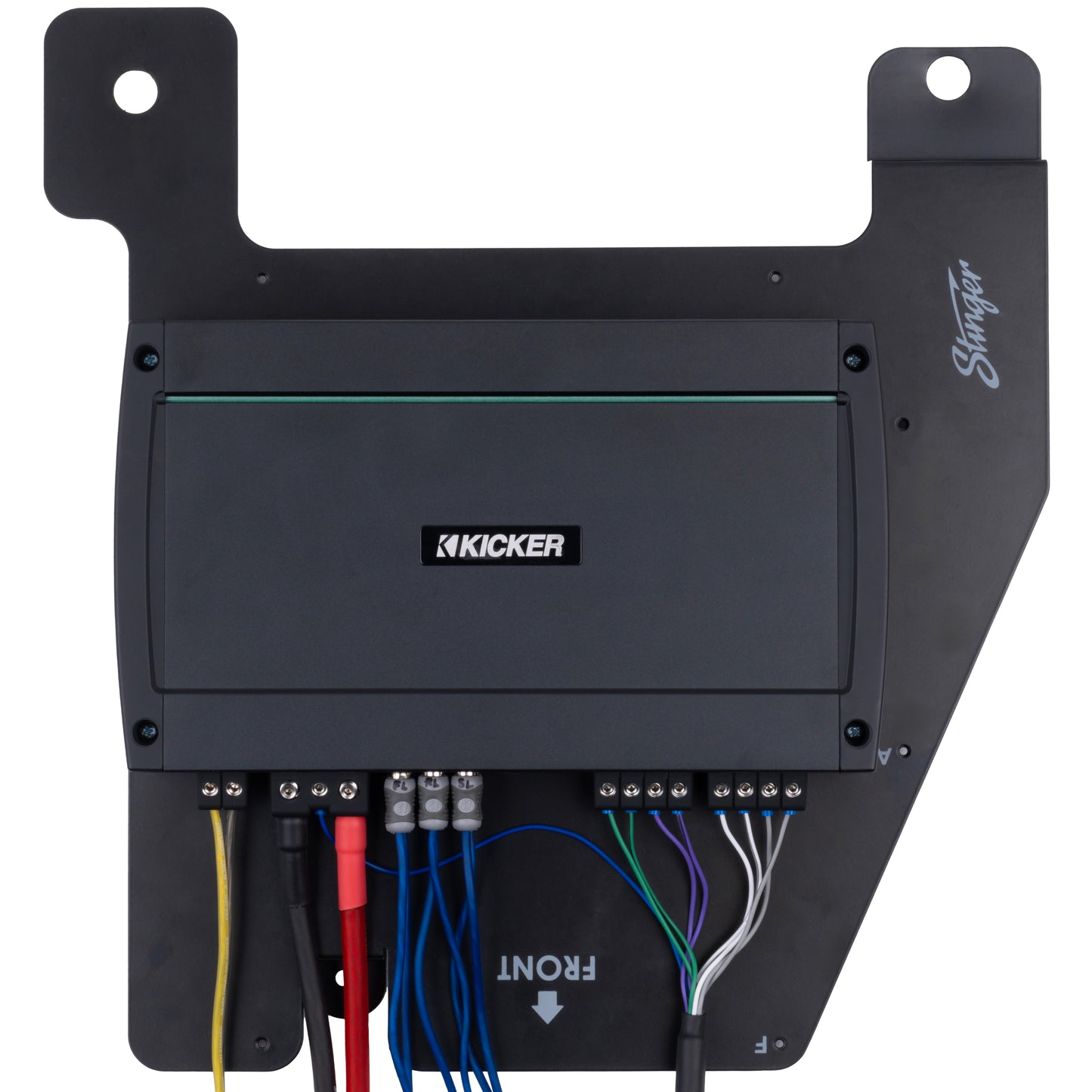 Kicker Plug & Play (Marine) 5-Channel Amplifier & 10" Sub Bundle | '07 - '18 JK Wrangler