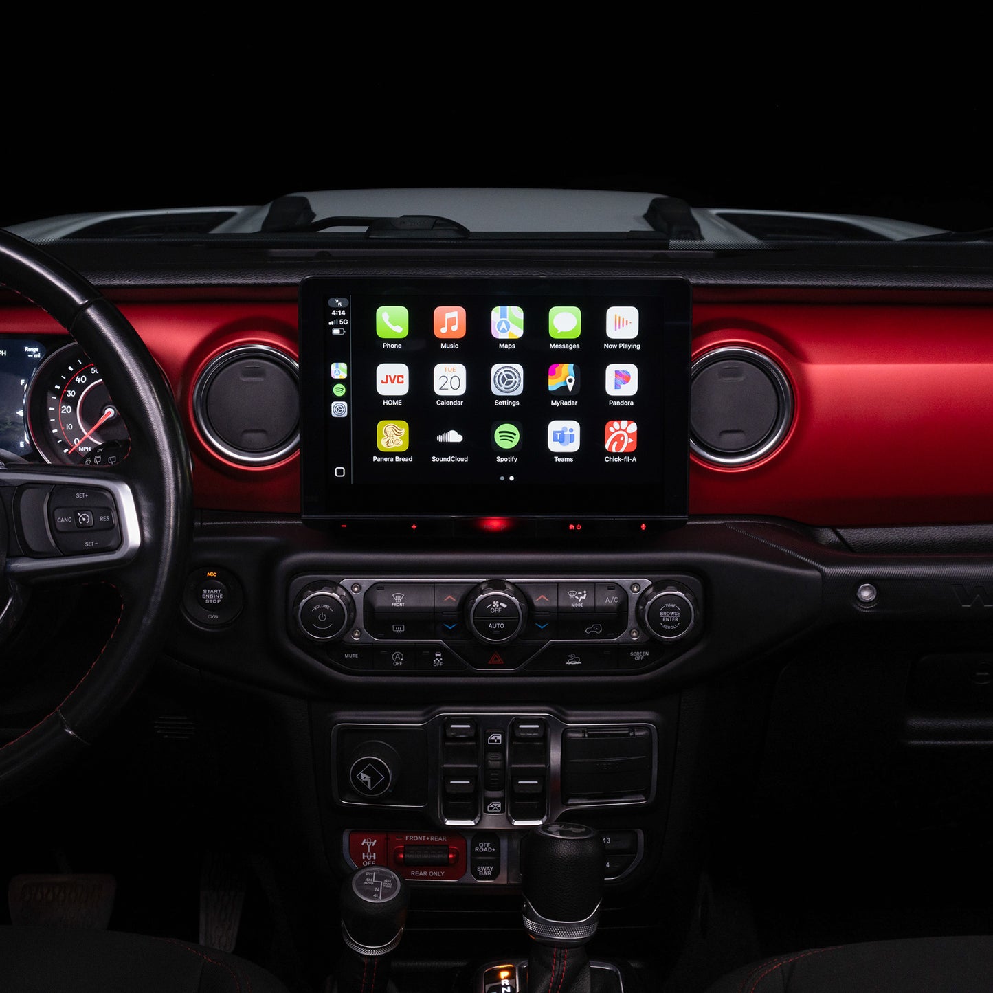 JVC KW-Z1000AW Direct Fit Plug & Play Bundle | '18 - '23 Wrangler JL / '20 -'23 Gladiator JT