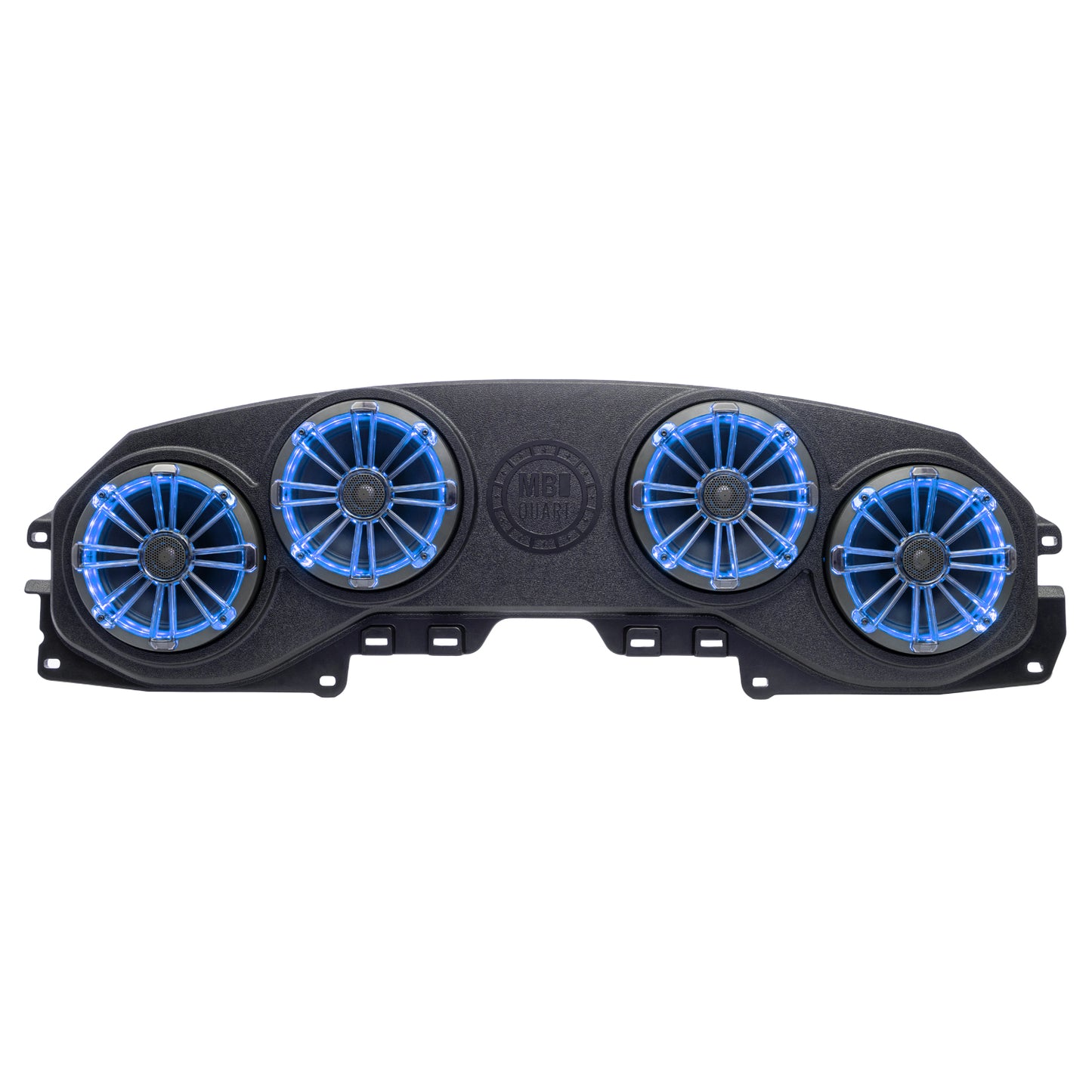 MB Quart Tuned Rear Soundbar with 8 Inch Coaxial Speakers, Enclosure, and RGB LED Lighting (MBQJ-48CRGB) | Jeep® Wrangler (JL) / Gladiator (JT)