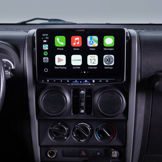 Alpine iLX-F509 Plug & Play Bundle | '07 - '18 JK Wrangler