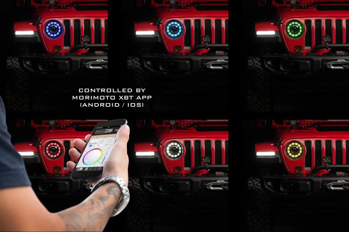 Morimoto Super7 RGBW Halo System | '18+ JL Wrangler / JT Gladiator