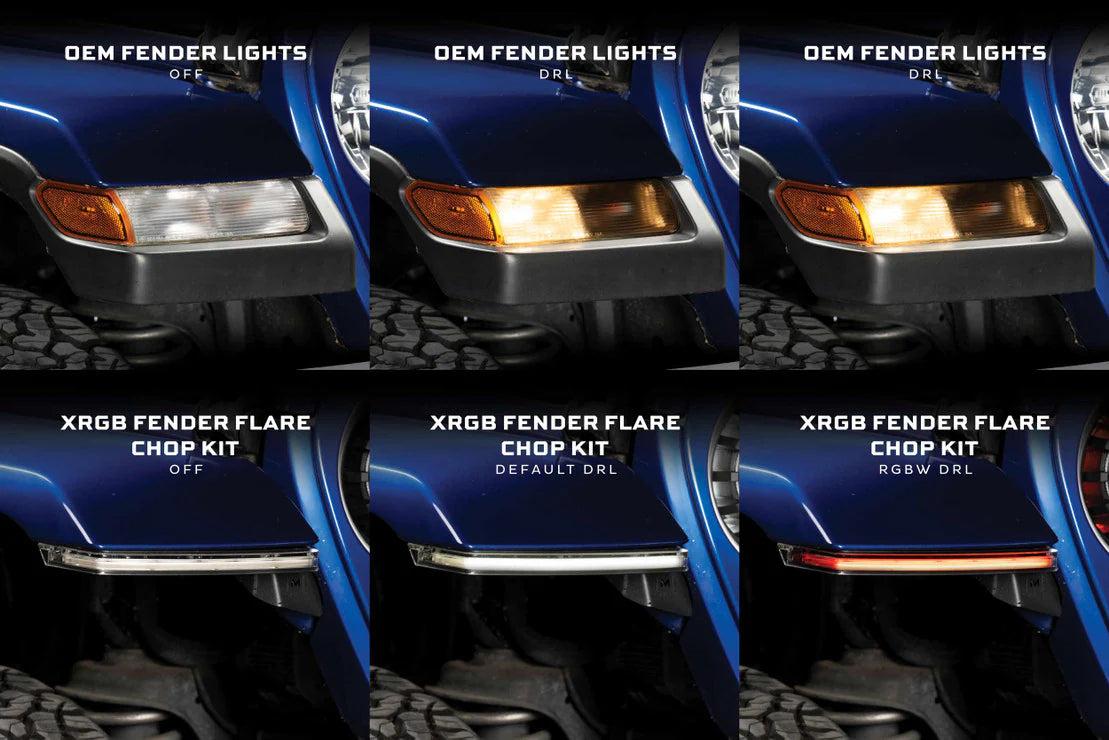 Morimoto XRGB Fender Flare Chop Kit | '18+ JL Wrangler
