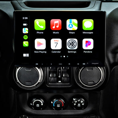 Sony XAV-AX8500 Plug & Play Bundle | '07 - '18 JK Wrangler