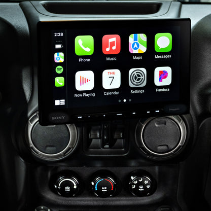 Sony XAV-AX8500 Plug & Play Bundle | '07 - '18 JK Wrangler