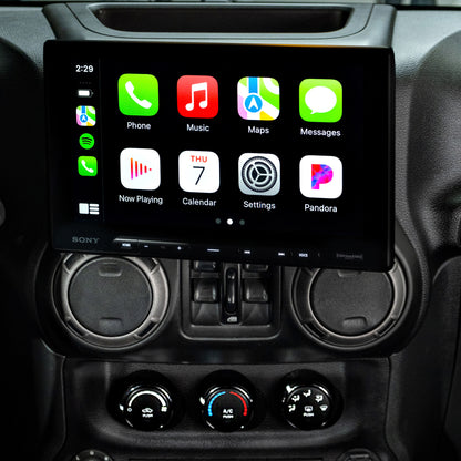 Sony XAV-AX8500 Plug & Play Bundle | '07 - '18 JK Wrangler