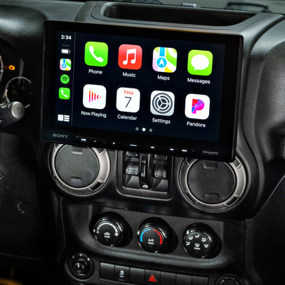 Sony XAV-AX8500 Plug & Play Bundle | '07 - '18 JK Wrangler