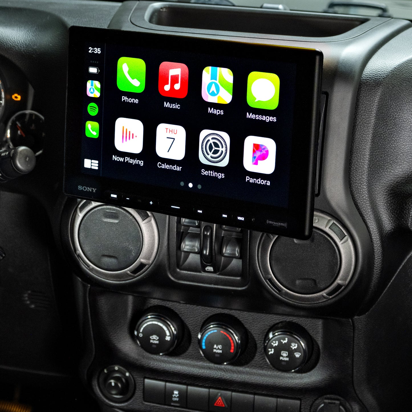 Sony XAV-AX8500 Plug & Play Bundle | '07 - '18 JK Wrangler