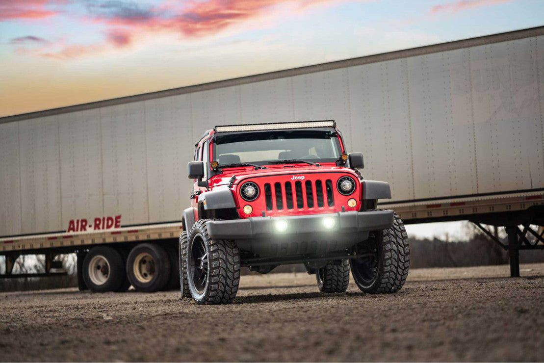 Morimoto 4Banger LED Ditch Light System | '07 - '18 JK Wrangler
