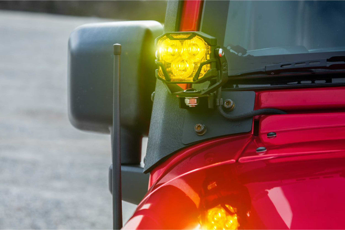 Morimoto 4Banger LED Ditch Light System | '07 - '18 JK Wrangler