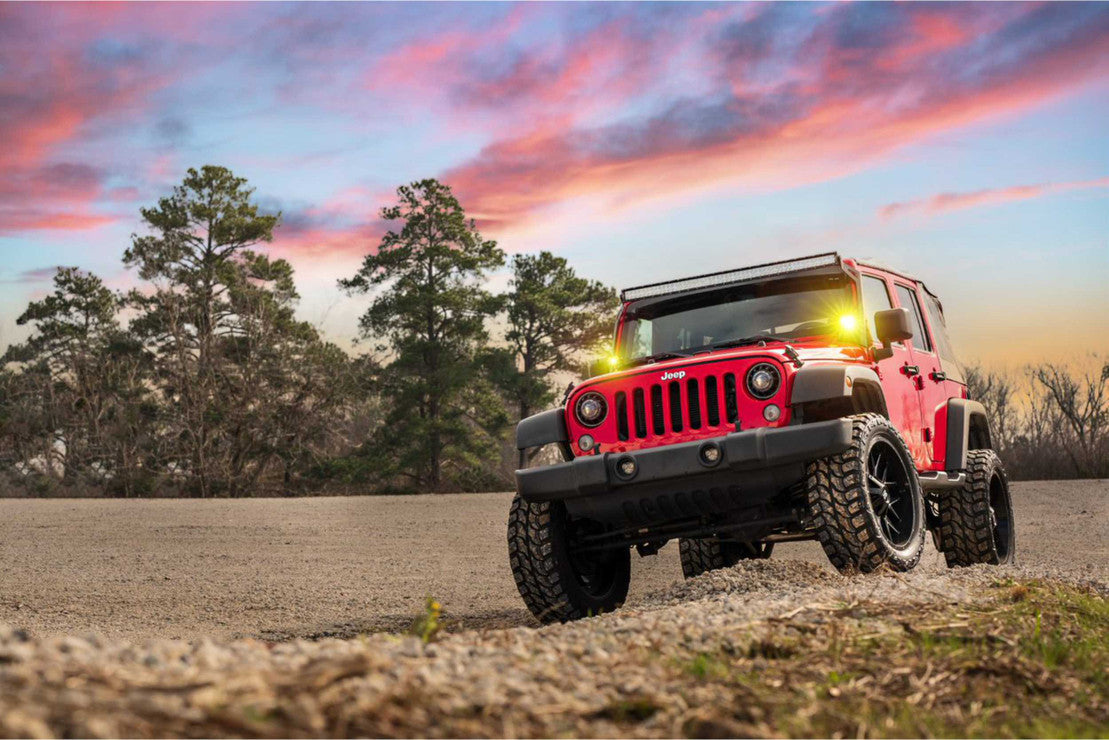 Morimoto 4Banger LED Ditch Light System | '07 - '18 JK Wrangler