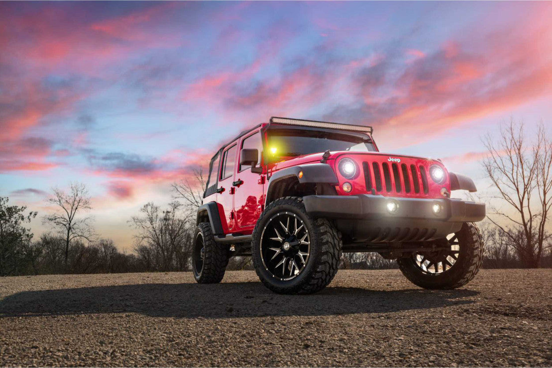 Morimoto 4Banger LED Ditch Light System | '07 - '18 JK Wrangler