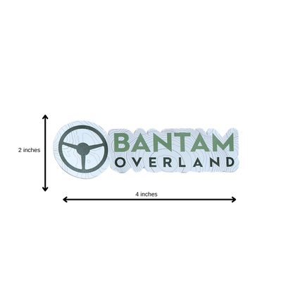 Bantam Overland 4" OG Die Cut Sticker