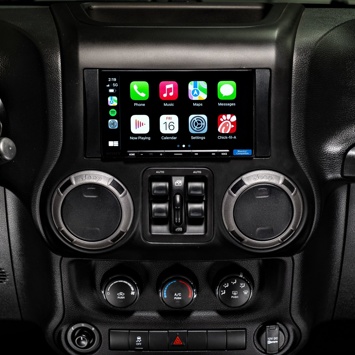 Sony XAV-AX6000 Plug & Play Bundle | '07 - '18 JK Wrangler