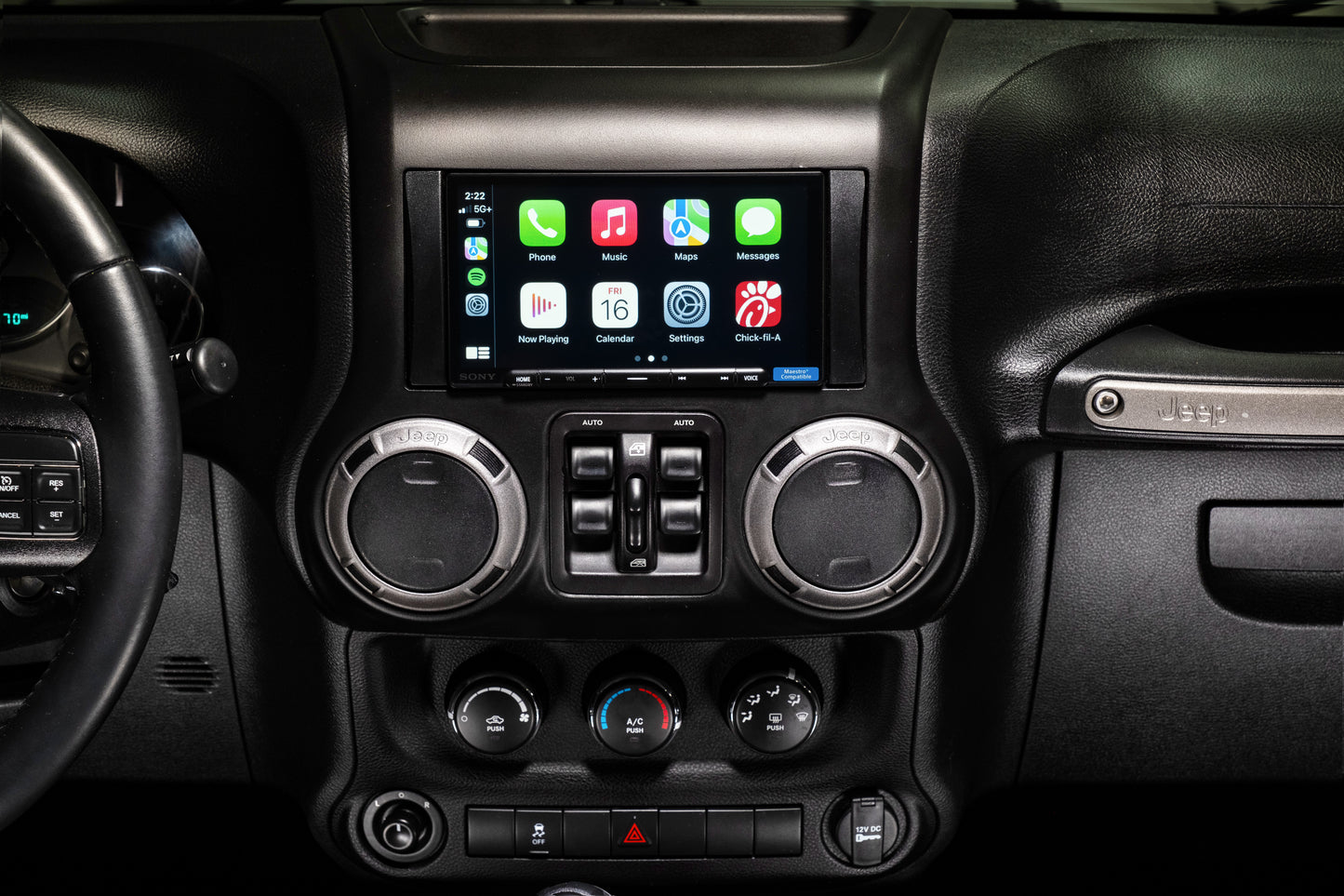 Sony XAV-AX6000 Plug & Play Bundle | '07 - '18 JK Wrangler