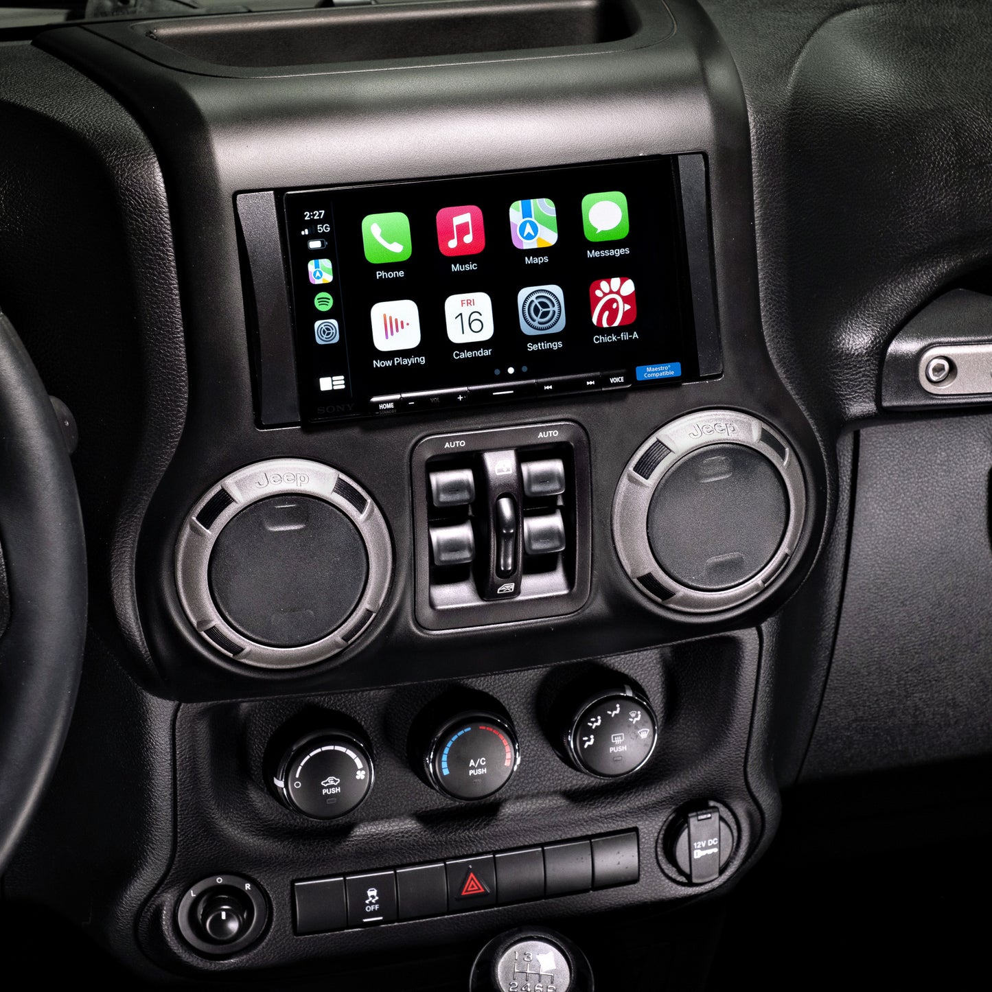 Sony XAV-AX6000 Plug & Play Bundle | '07 - '18 JK Wrangler