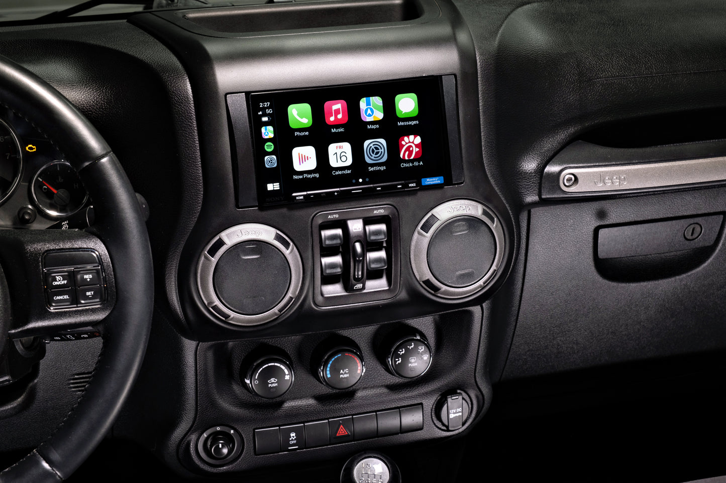 Sony XAV-AX6000 Plug & Play Bundle | '07 - '18 JK Wrangler