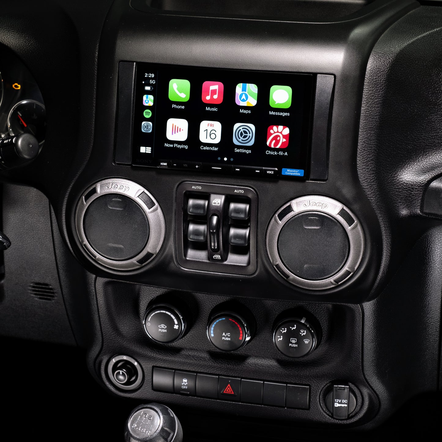 Sony XAV-AX6000 Plug & Play Bundle | '07 - '18 JK Wrangler