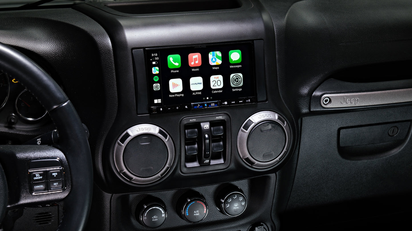 Alpine iLX-507 Plug & Play Bundle | '07 - '18 JK Wrangler