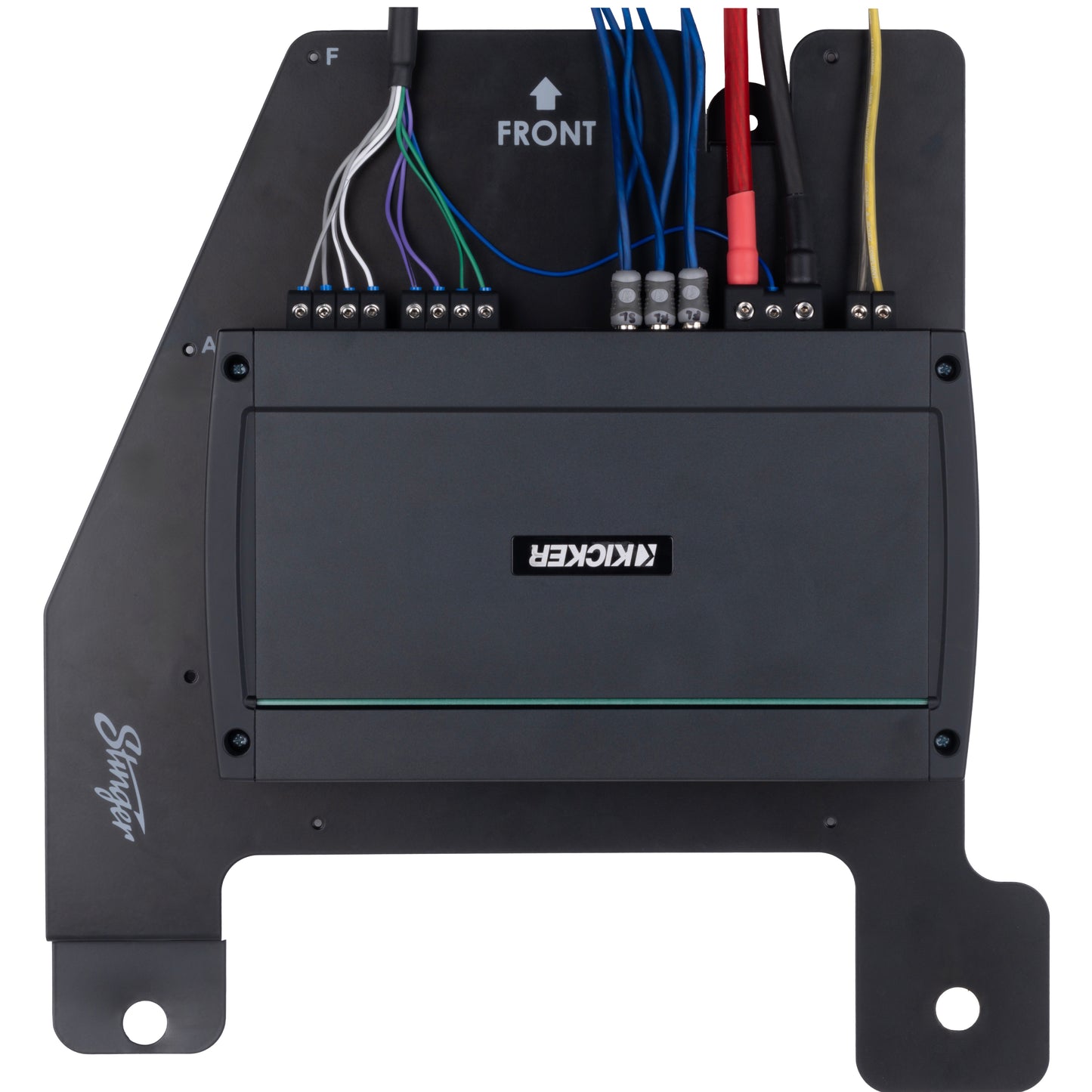 Kicker Plug & Play (Marine) 5-Channel Amplifier & 10" Sub Bundle | '07 - '18 JK Wrangler