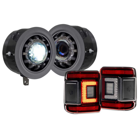 Morimoto Headlight & Tail Light Combo | 2018+ JL Wrangler