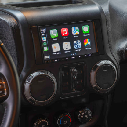 Sony XAV-AX4000 Plug & Play Bundle | '07 - '18 JK Wrangler