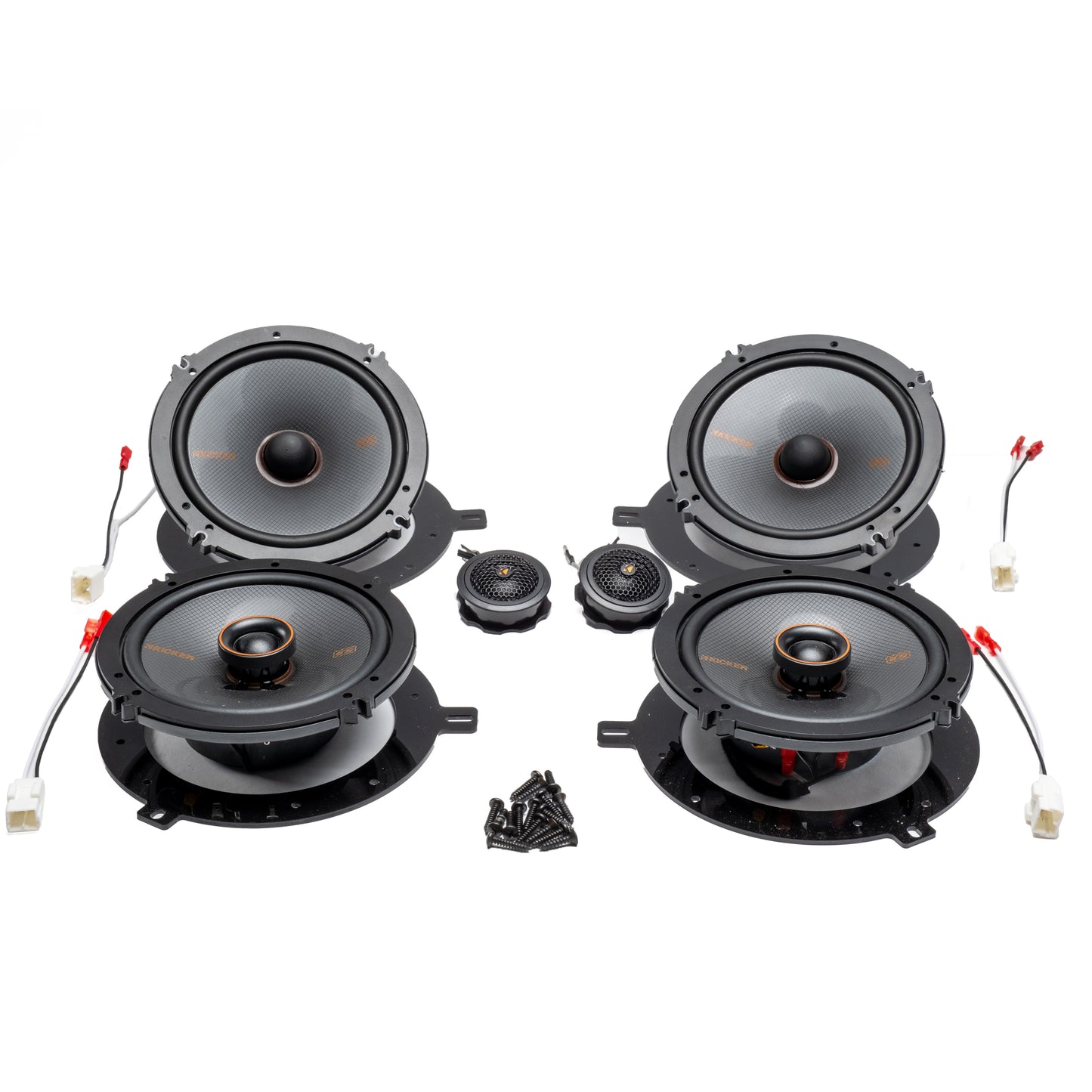 Kicker Plug & Play 6 Speaker Bundle | '07 - '14 JK Wrangler