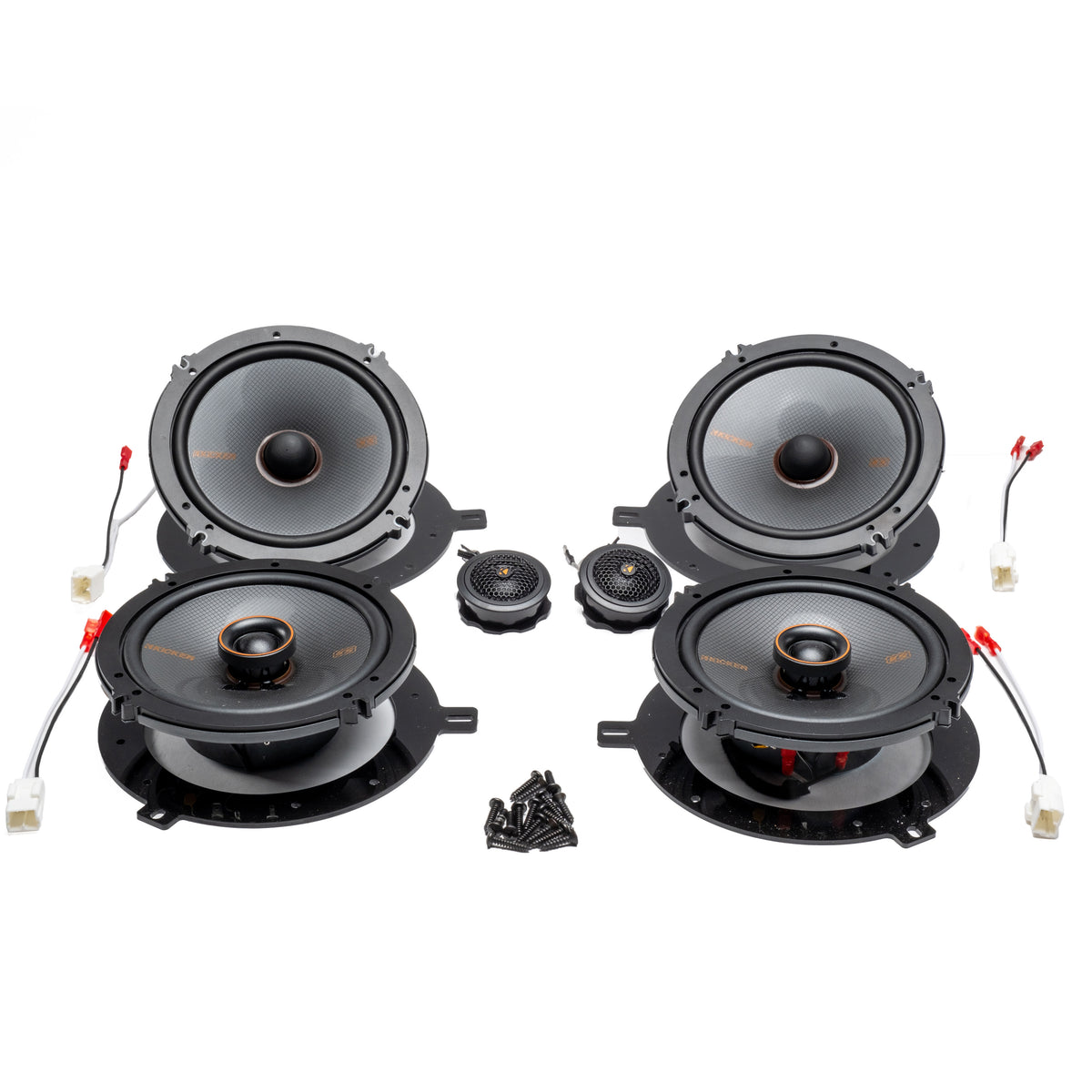 Kicker Plug & Play 6 Speaker Bundle (6.5