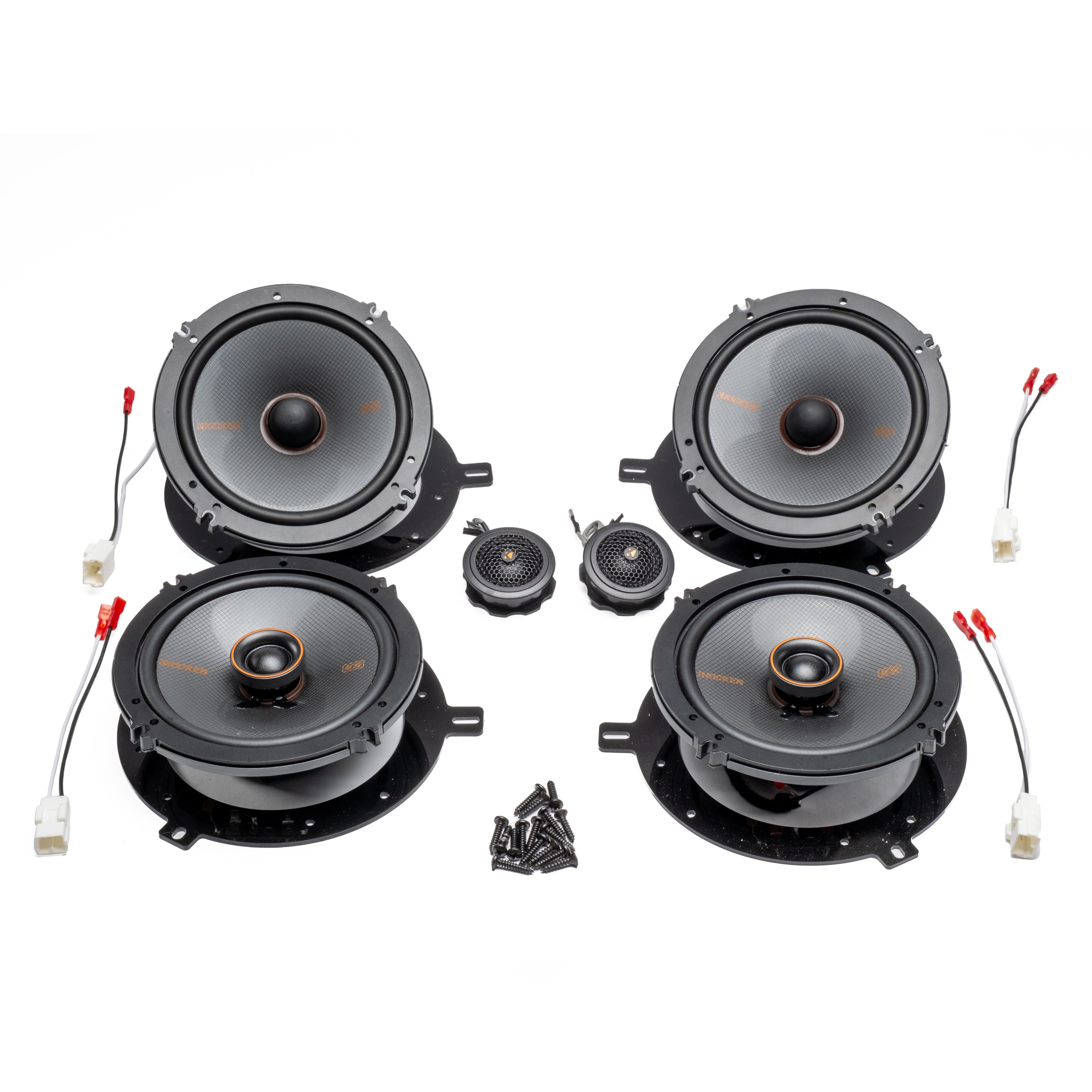 Kicker Plug Play Speaker Bundle '07 '14 JK Wrangler