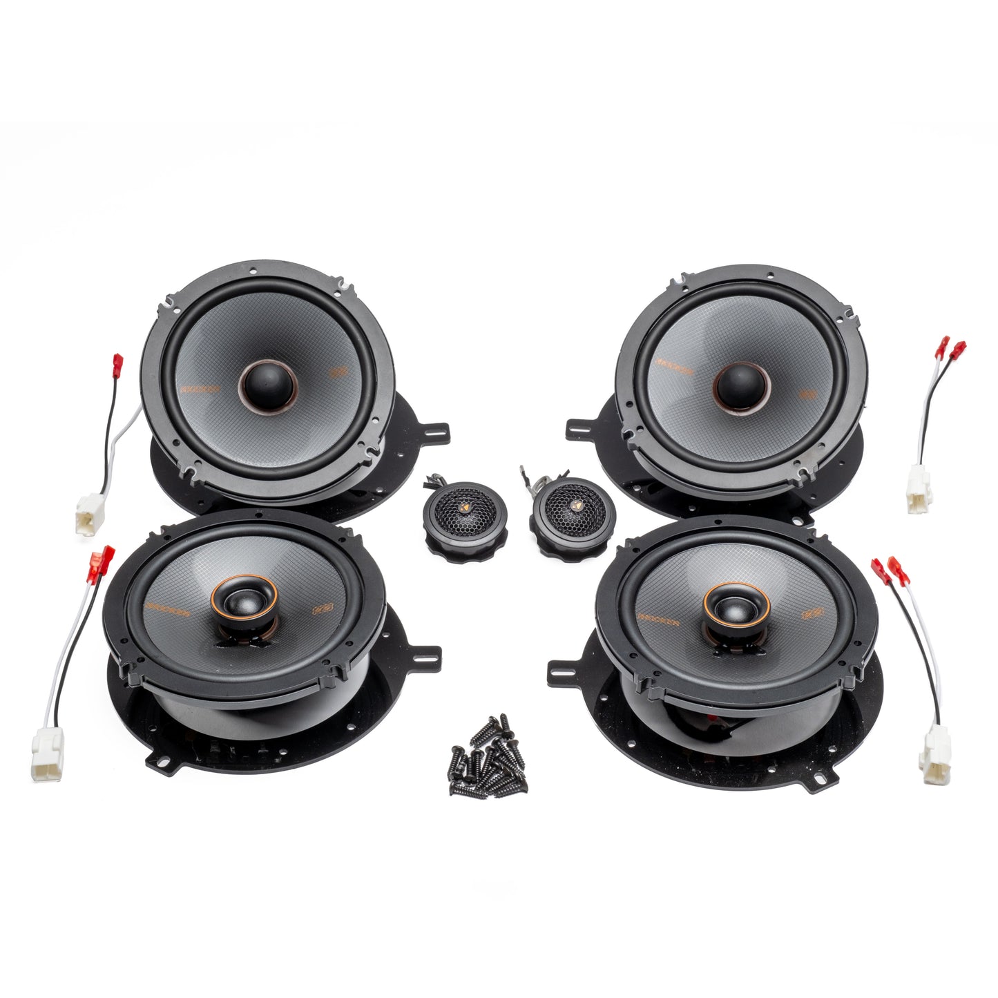 Kicker Plug & Play 6 Speaker Bundle | '07 - '14 JK Wrangler