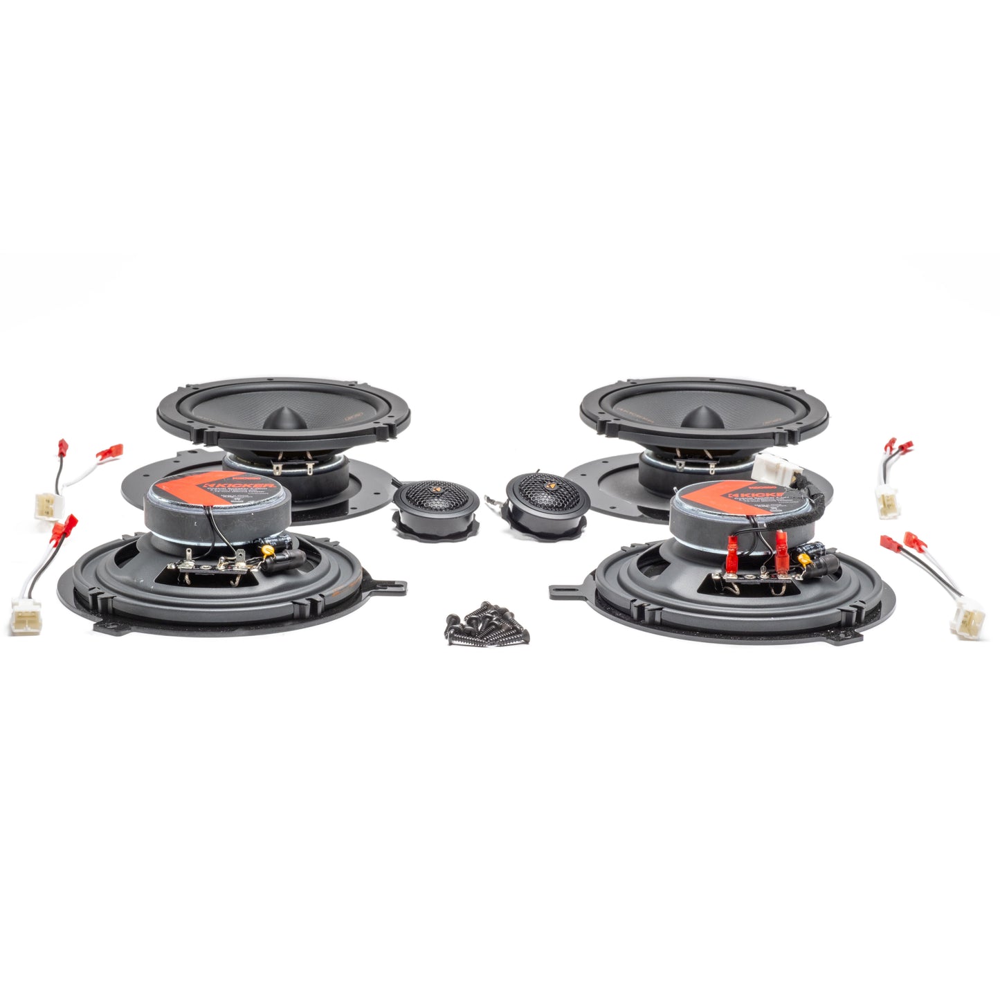 Kicker Plug & Play 6 Speaker Bundle | '07 - '14 JK Wrangler