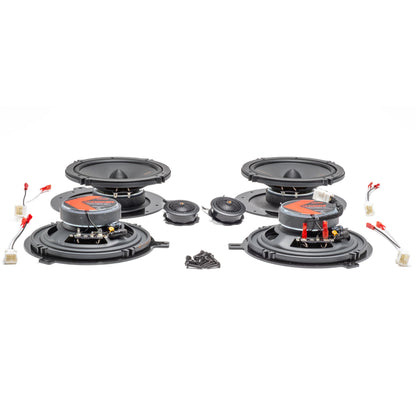 Kicker Plug & Play 6 Speaker Bundle | '07 - '14 JK Wrangler