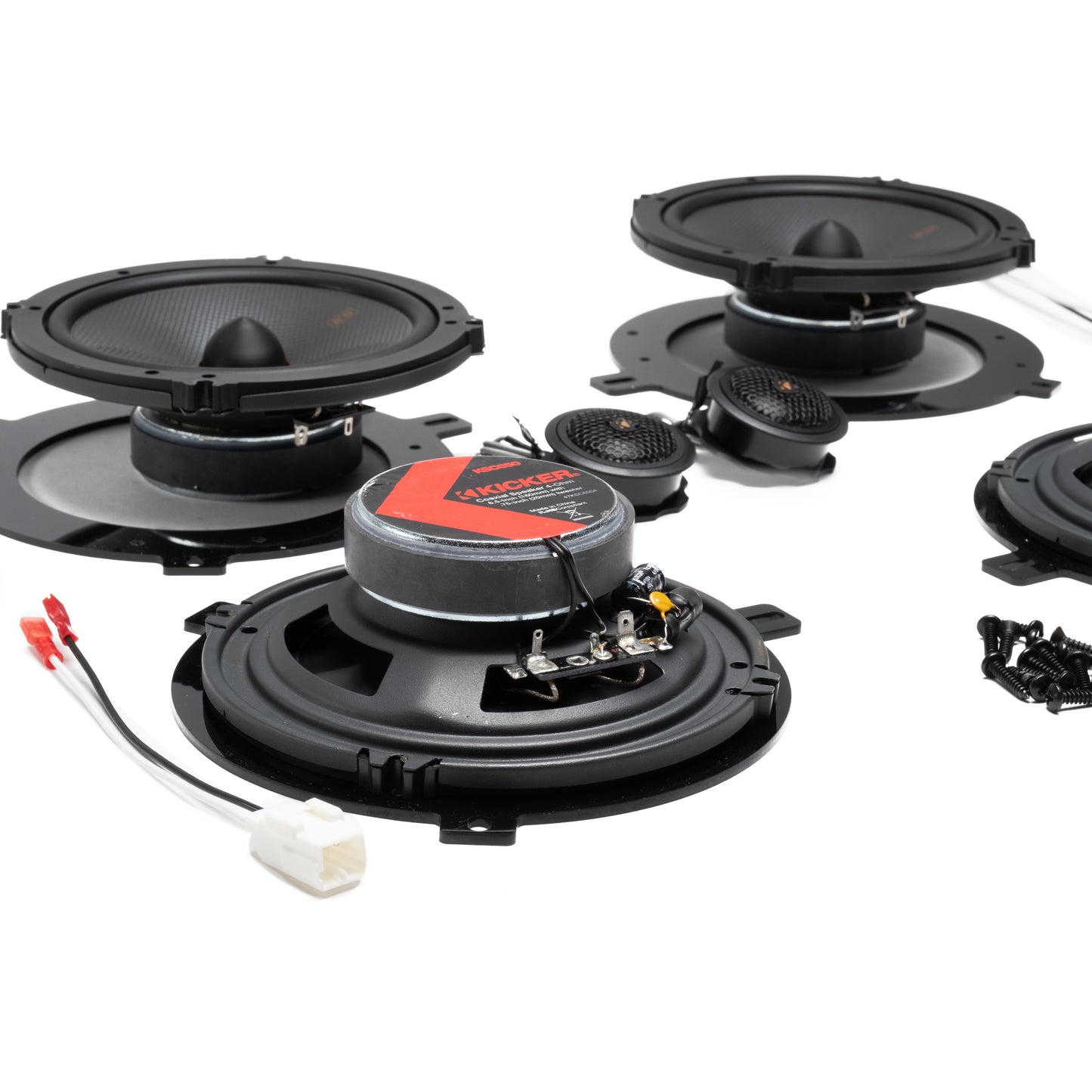 Kicker Plug & Play 6 Speaker Bundle | '07 - '14 JK Wrangler