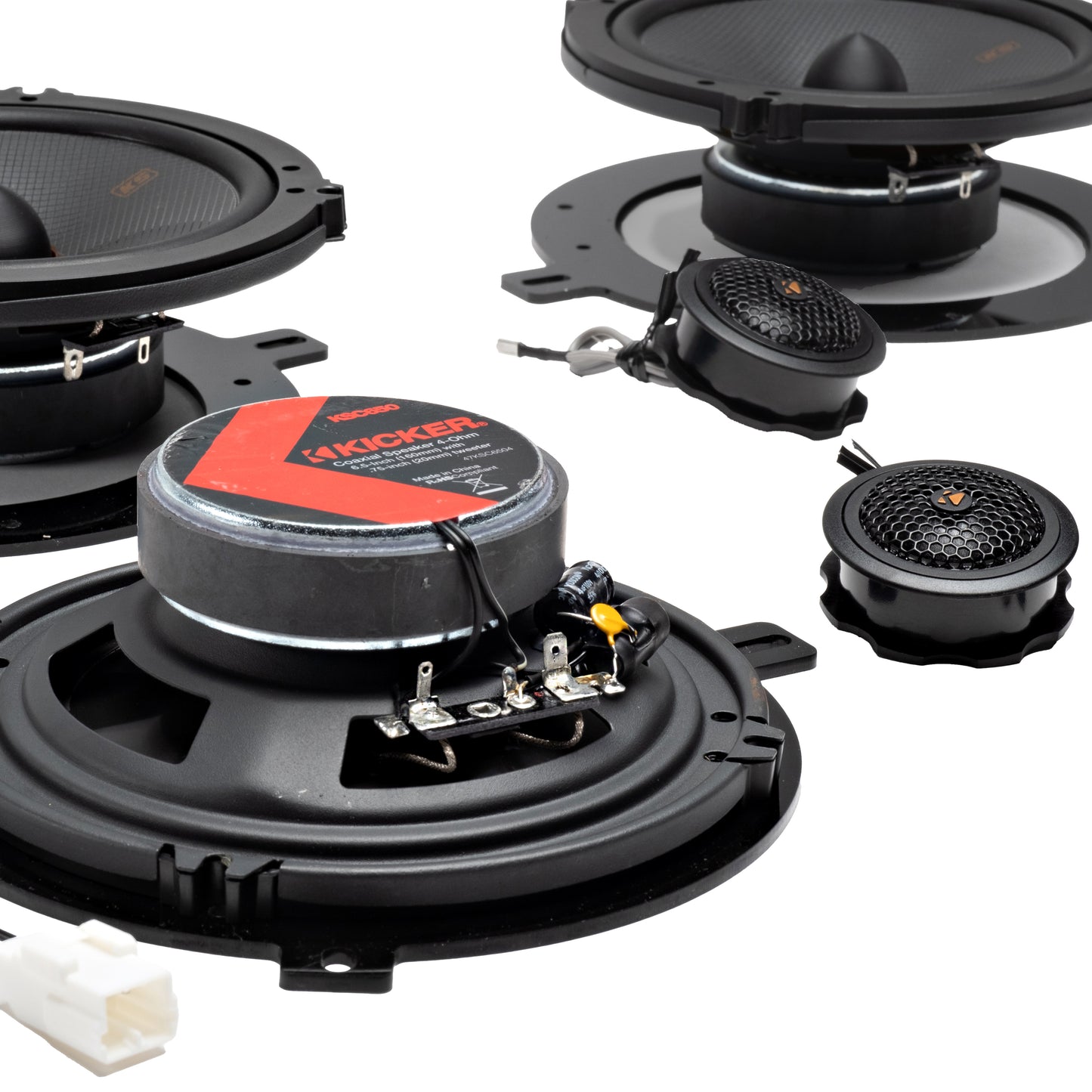 Kicker Plug & Play 6 Speaker Bundle | '07 - '14 JK Wrangler