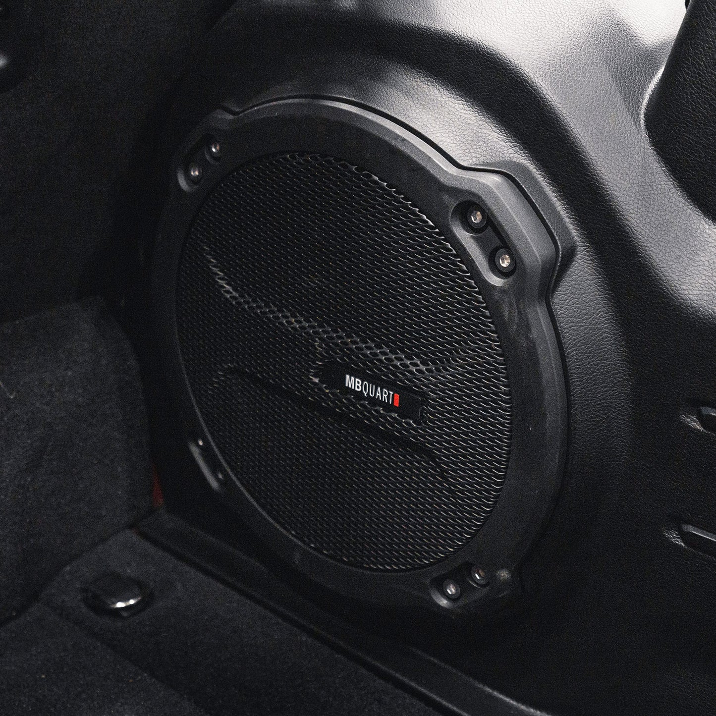 MB Quart Tuned 400 Watt OEM Subwoofer Upgrade (MBQJL-SUBR-1) |  Jeep® Wrangler (JL)