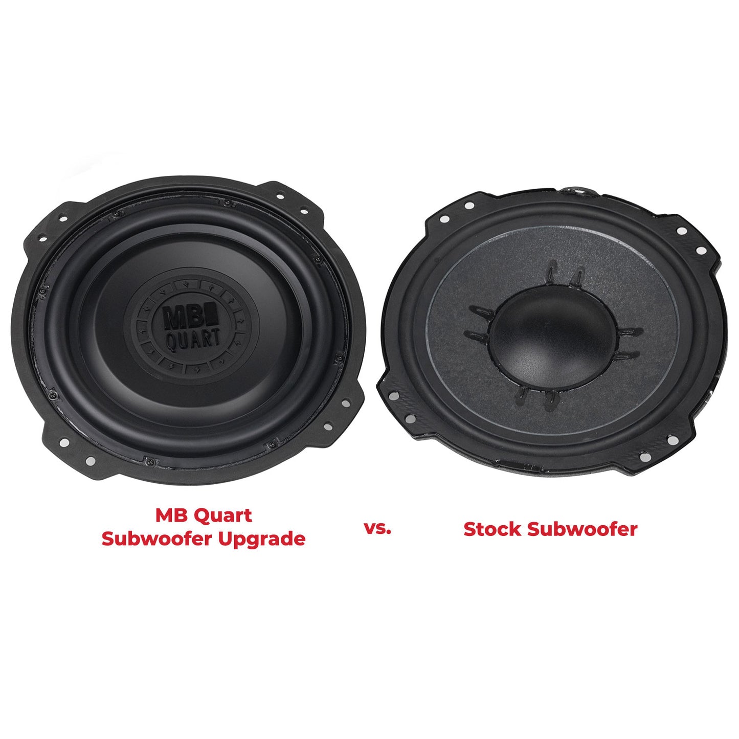 MB Quart Tuned 400 Watt OEM Subwoofer Upgrade (MBQJL-SUBR-1) |  Jeep® Wrangler (JL)