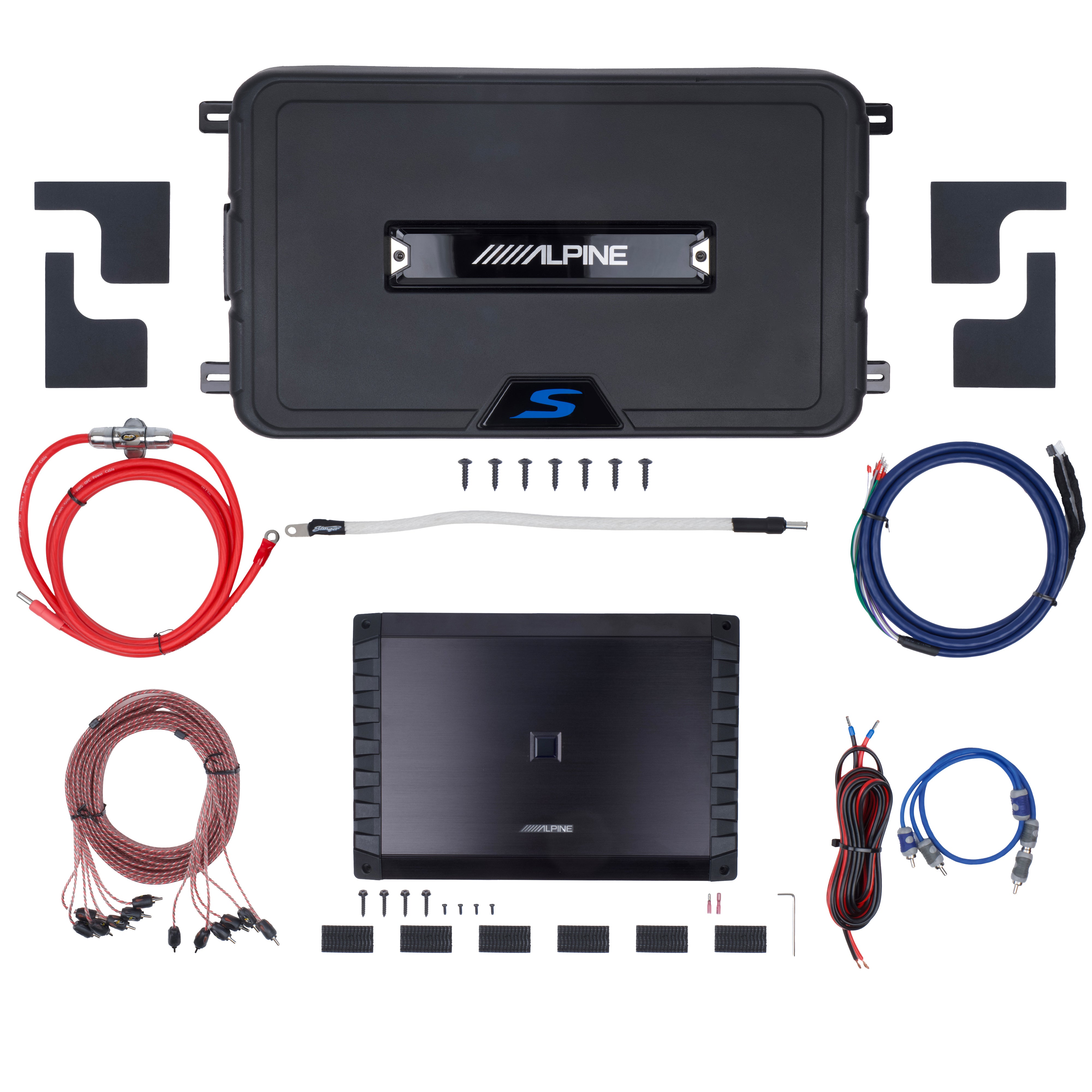 Alpine Plug & Play 5-Channel Amplifier & Down-Firing Sub Bundle | '07 ...