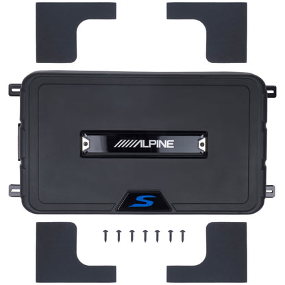 Alpine Plug & Play 5-Channel Amplifier & Down-Firing Sub Bundle | '07 - '18 JK Wrangler