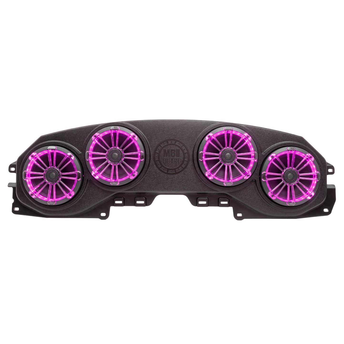 MB Quart Tuned Rear Soundbar with 8 Inch Coaxial Speakers, Enclosure, and RGB LED Lighting (MBQJ-48CRGB) | Jeep® Wrangler (JL) / Gladiator (JT)