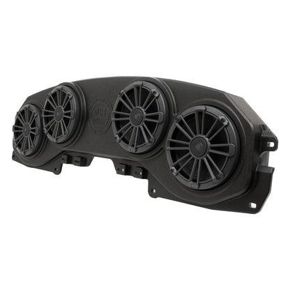 MB Quart Tuned Rear Soundbar with 8 Inch Coaxial Speakers, Enclosure, and RGB LED Lighting (MBQJ-48CRGB) | Jeep® Wrangler (JL) / Gladiator (JT)